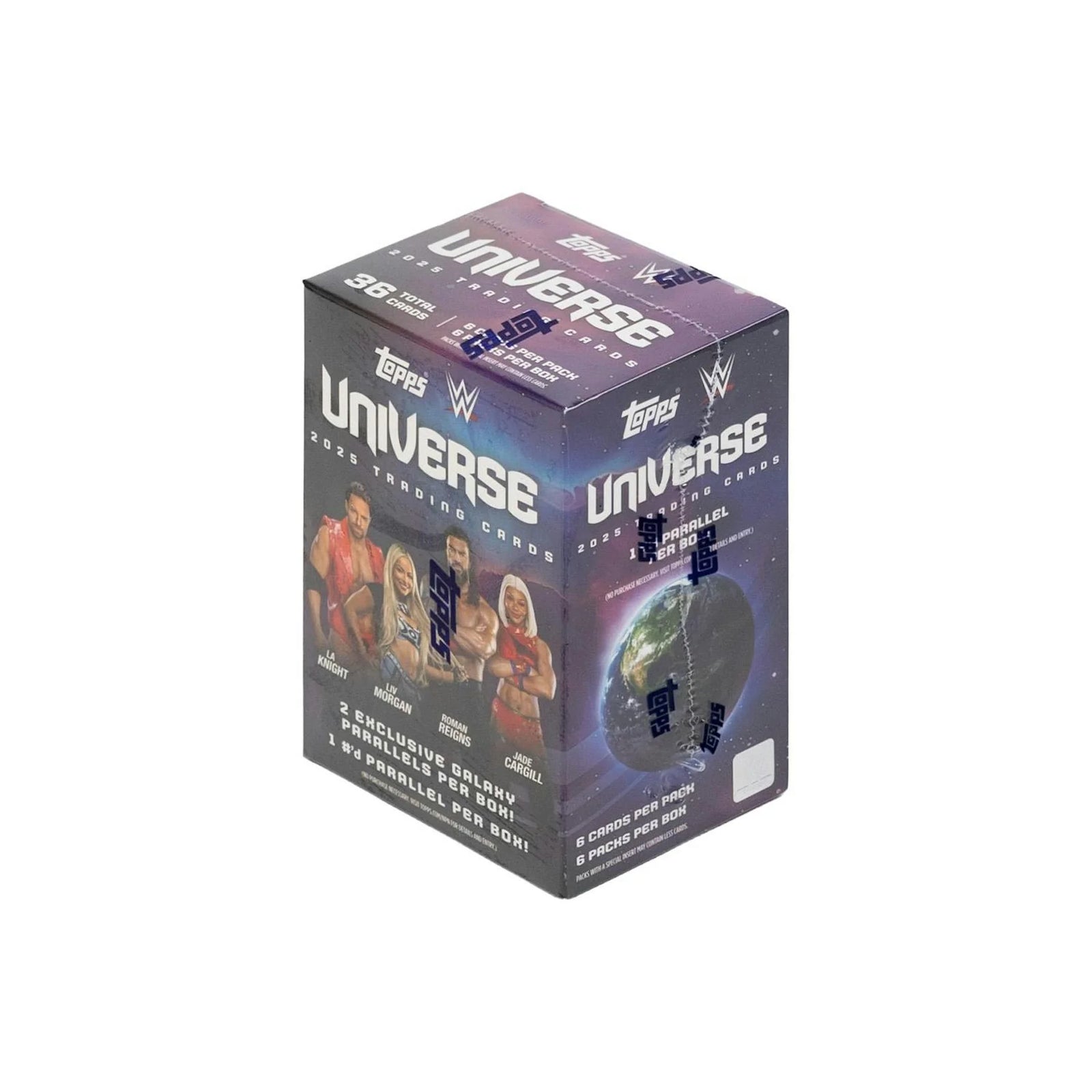 DRAFT - 2025 Topps WWE Universe Wrestling Blaster Box | 6 Packs