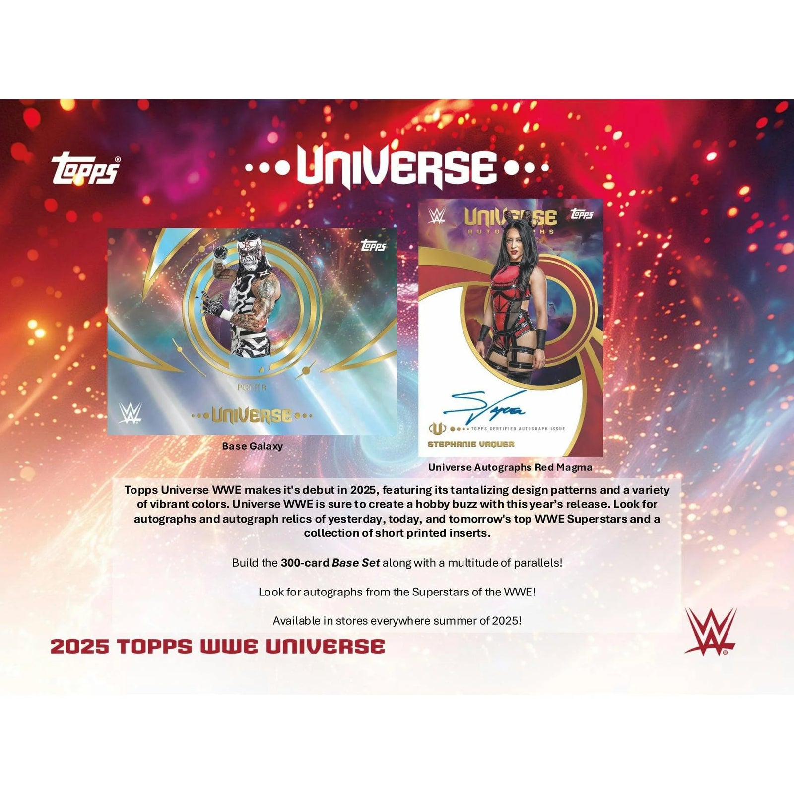 DRAFT - 2025 Topps WWE Universe Wrestling Blaster Box | 6 Packs