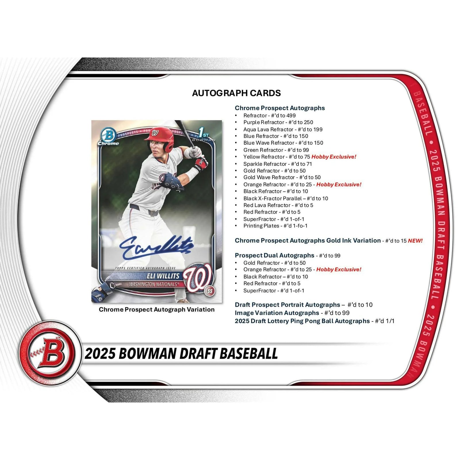 DRAFT - 2025 Bowman Draft Baseball Hobby Jumbo Box | Sealed