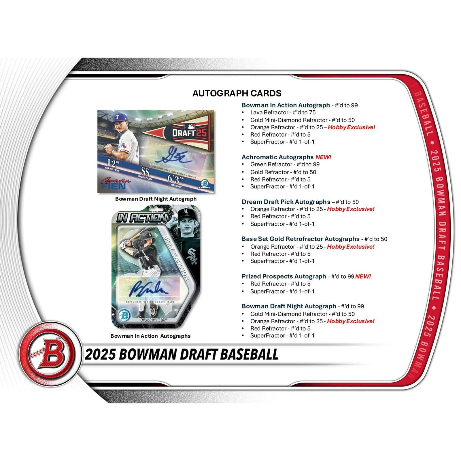 DRAFT - 2025 Bowman Draft Baseball Hobby Jumbo Box | Sealed