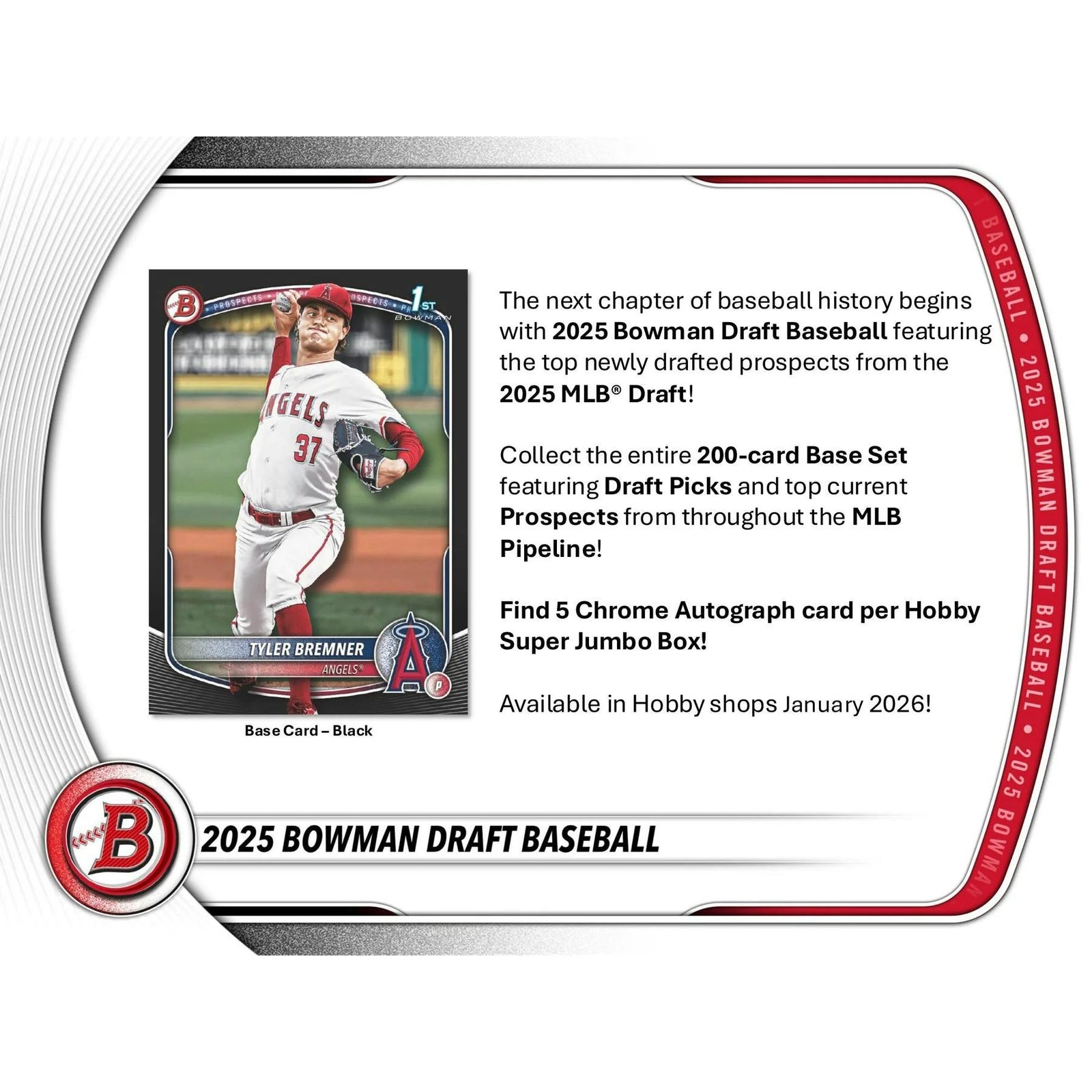 DRAFT - 2025 Bowman Draft Baseball Super Jumbo Box $1,149.95 $1,054.95 Add to Cart