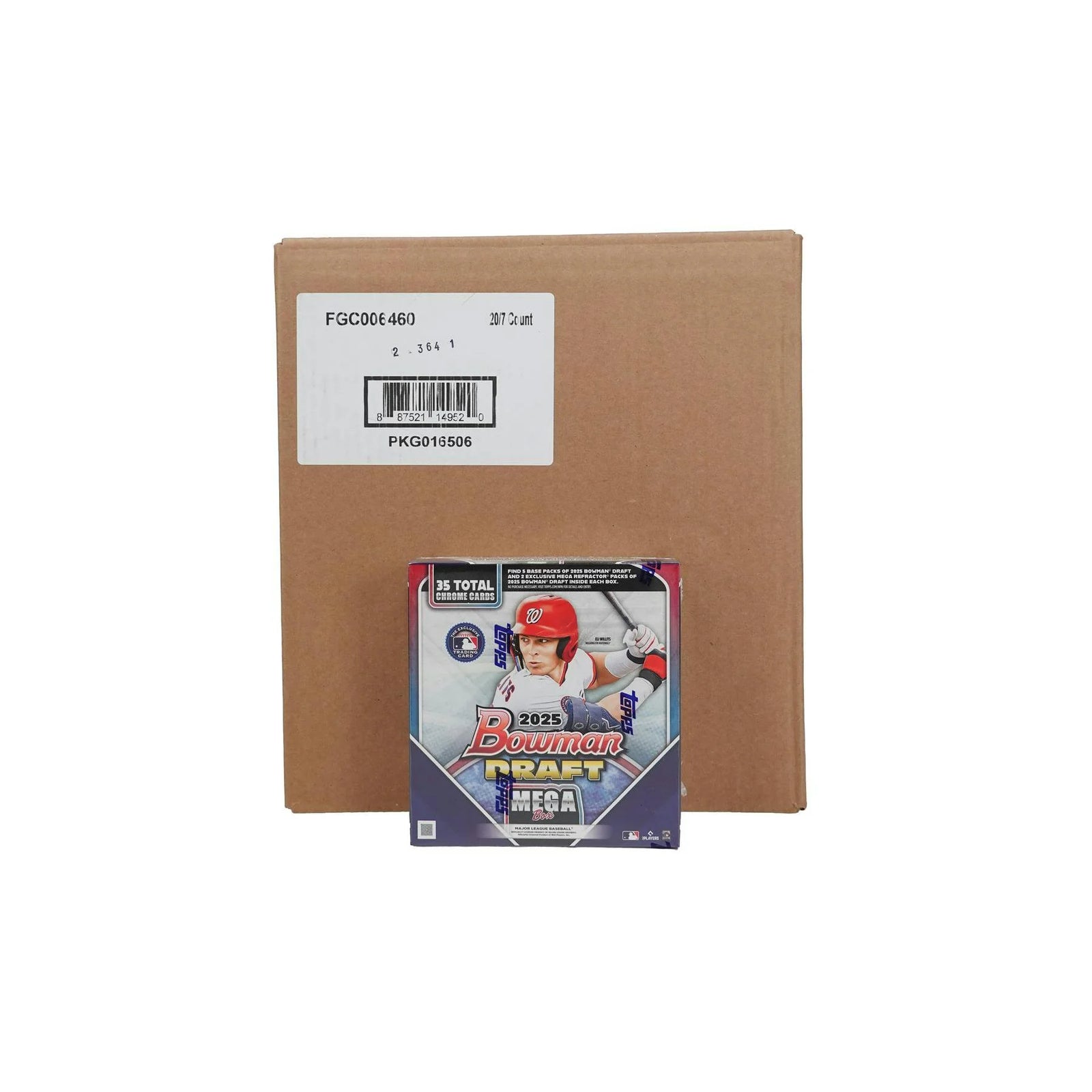 DRAFT - New 2025 Bowman Draft Baseball Mega 20-Box Case