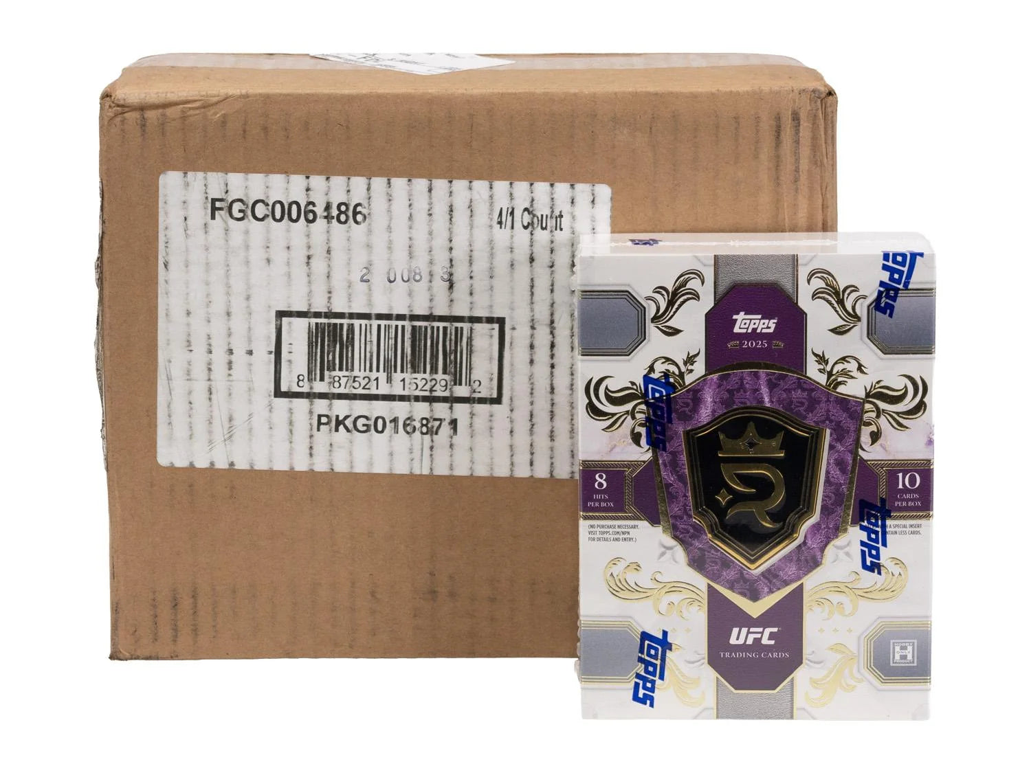 DRAFT - 2025 Topps Royalty UFC Hobby 4-Box Case