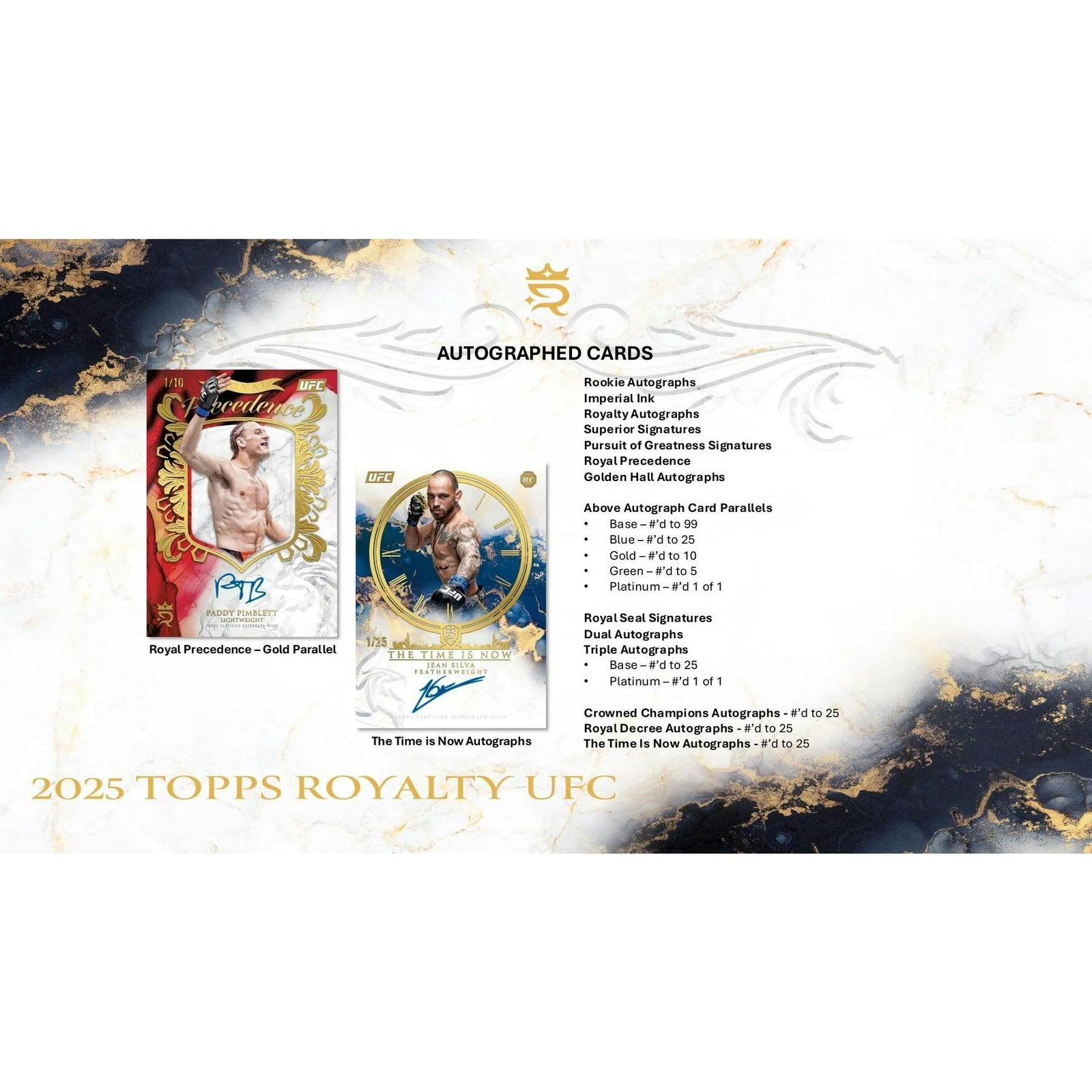 DRAFT - 2025 Topps Royalty UFC Hobby 4-Box Case