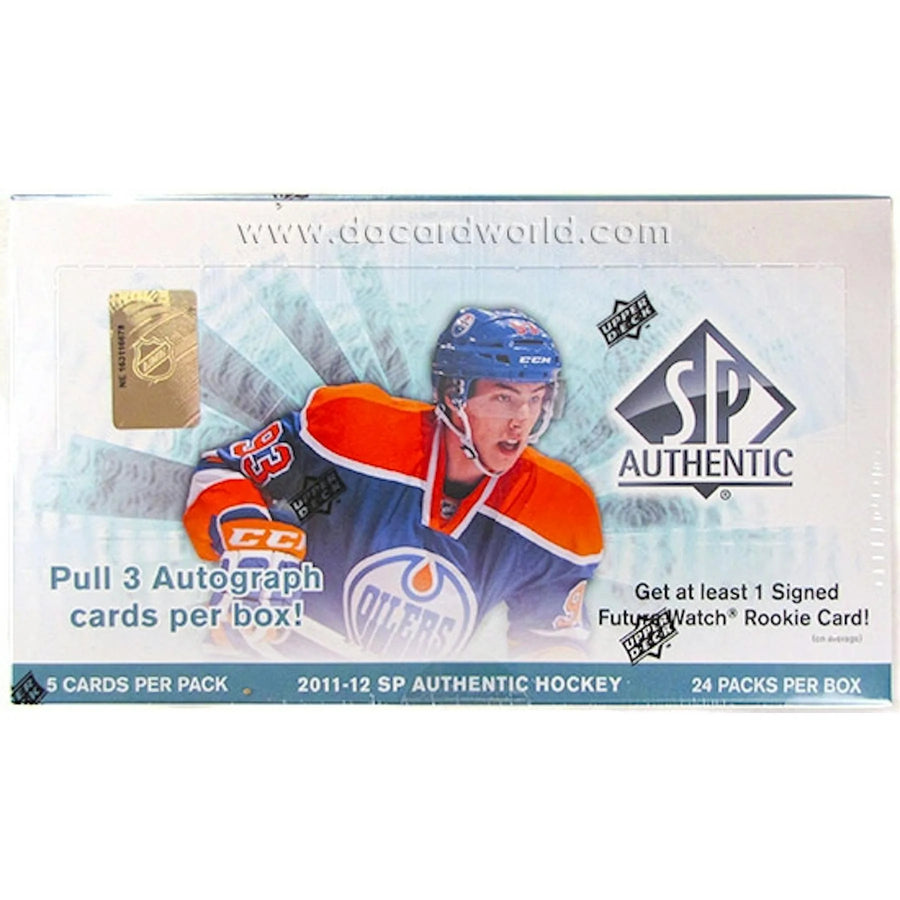 DRAFT - Just In 2011/12 Upper Deck SP Authentic Hockey Hobby Box