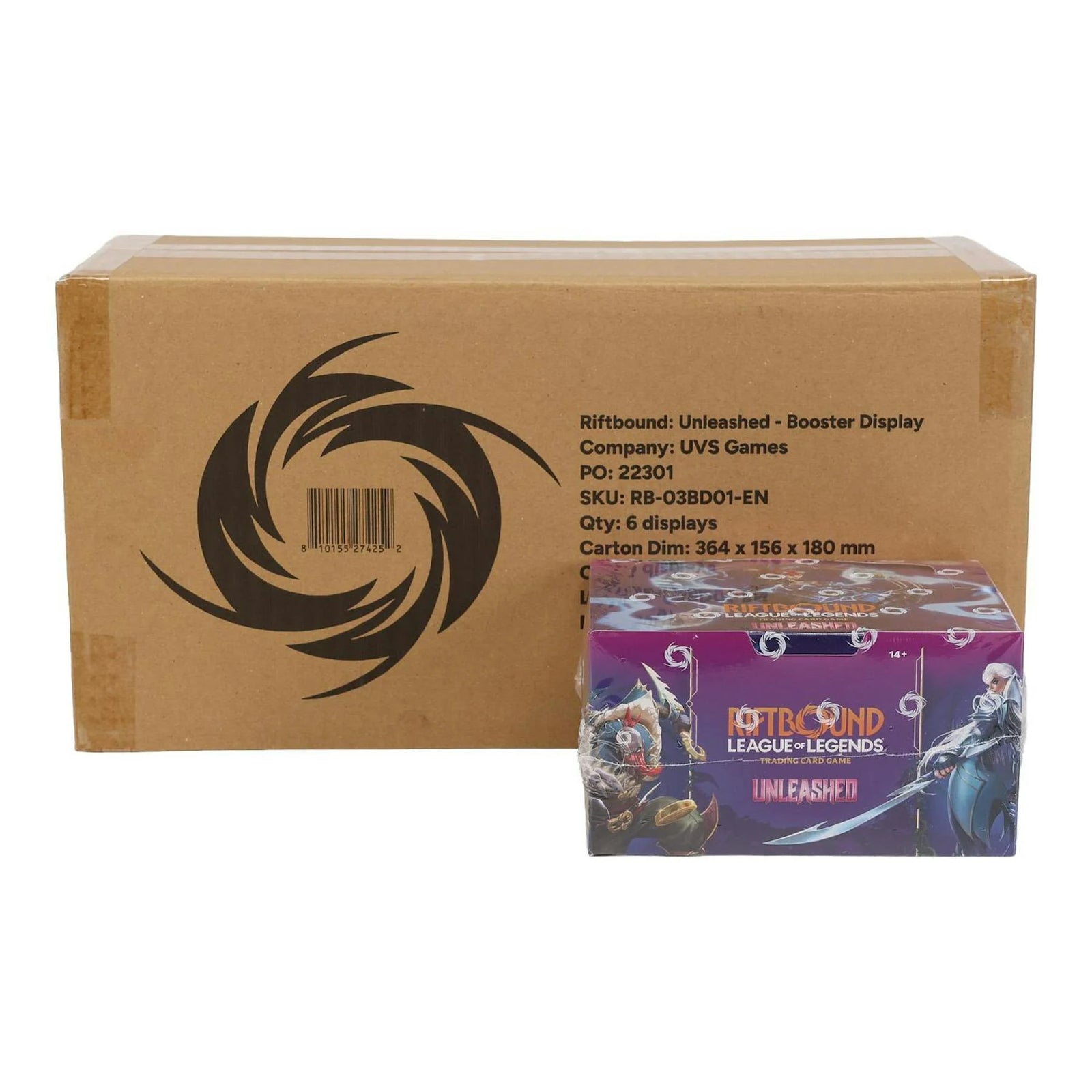 DRAFT - Riftbound League of Legends Unleashed Booster 6-Box Case