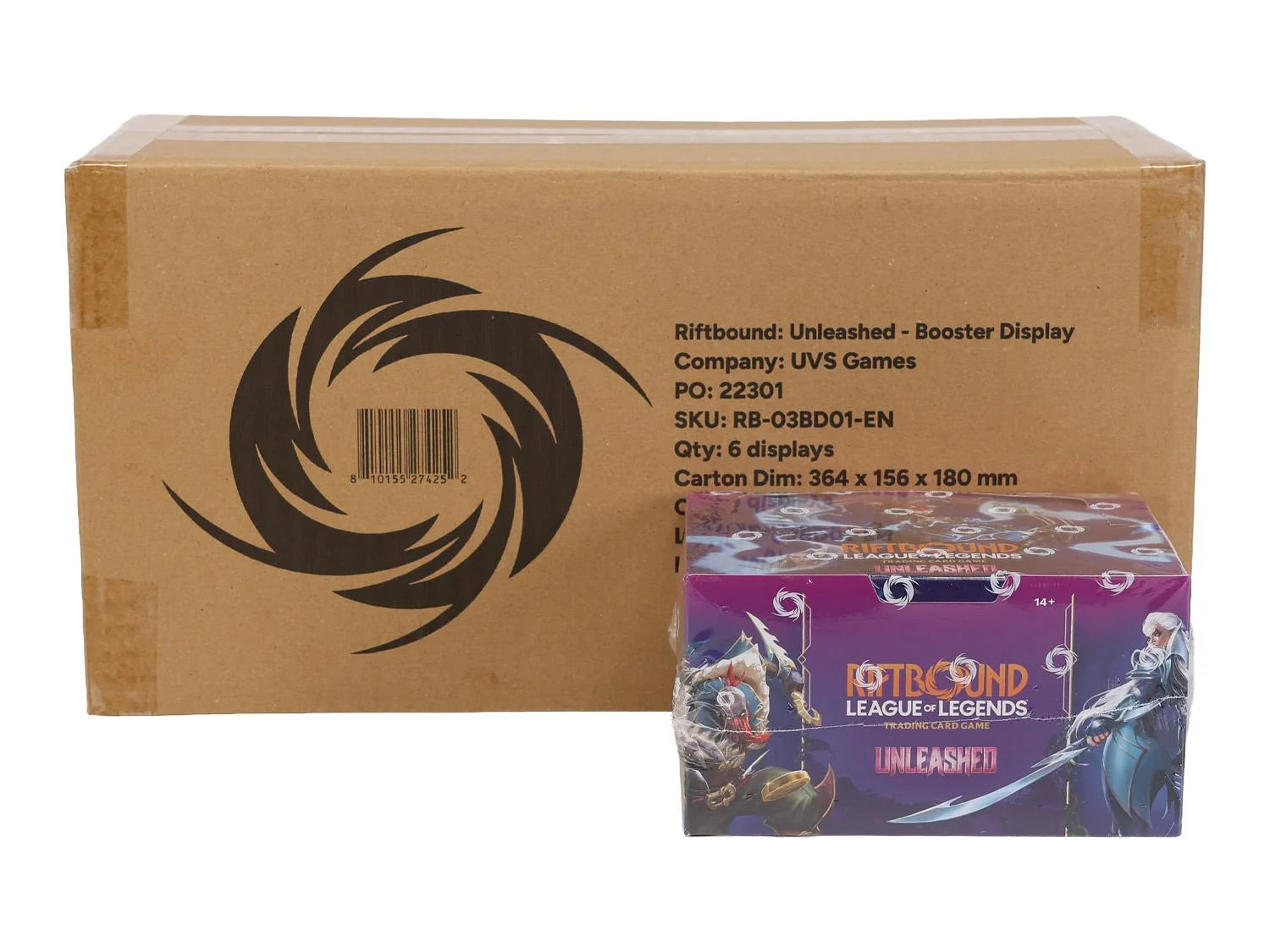 DRAFT - Riftbound League of Legends Unleashed Booster 6-Box Case