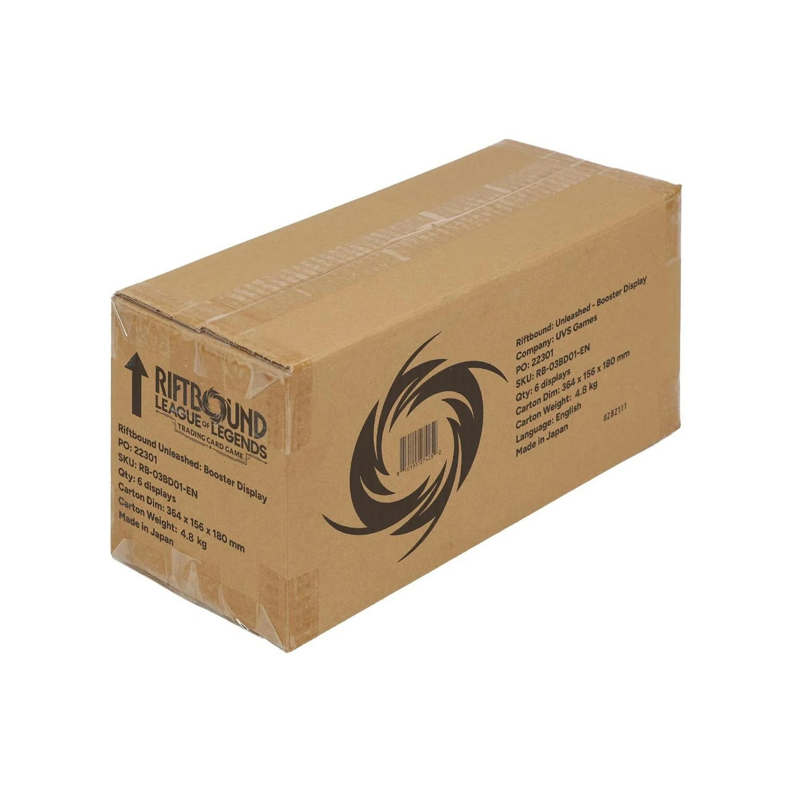 DRAFT - Riftbound League of Legends Unleashed Booster 6-Box Case