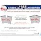 DRAFT - Just In 2022 Topps Update Series Baseball Hobby Box
