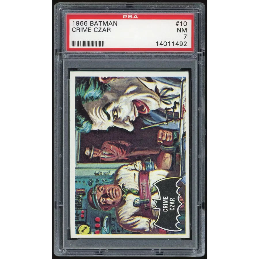 1966 Topps Black Batman #10 Crime Czar | PSA 7