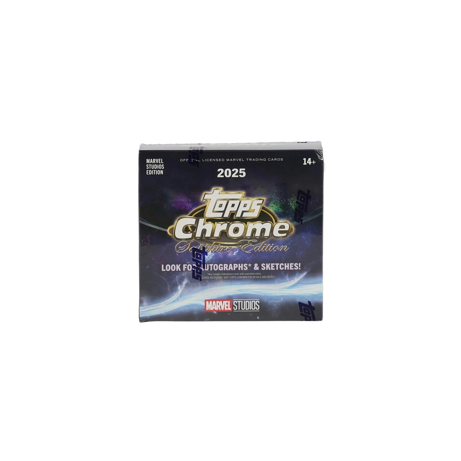 DRAFT - 2025 Topps Marvel Studios Chrome Sapphire Edition Hobby 10-Box Case