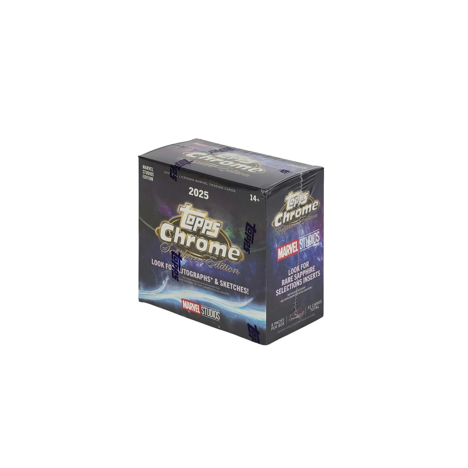 DRAFT - 2025 Topps Marvel Studios Chrome Sapphire Edition Hobby 10-Box Case
