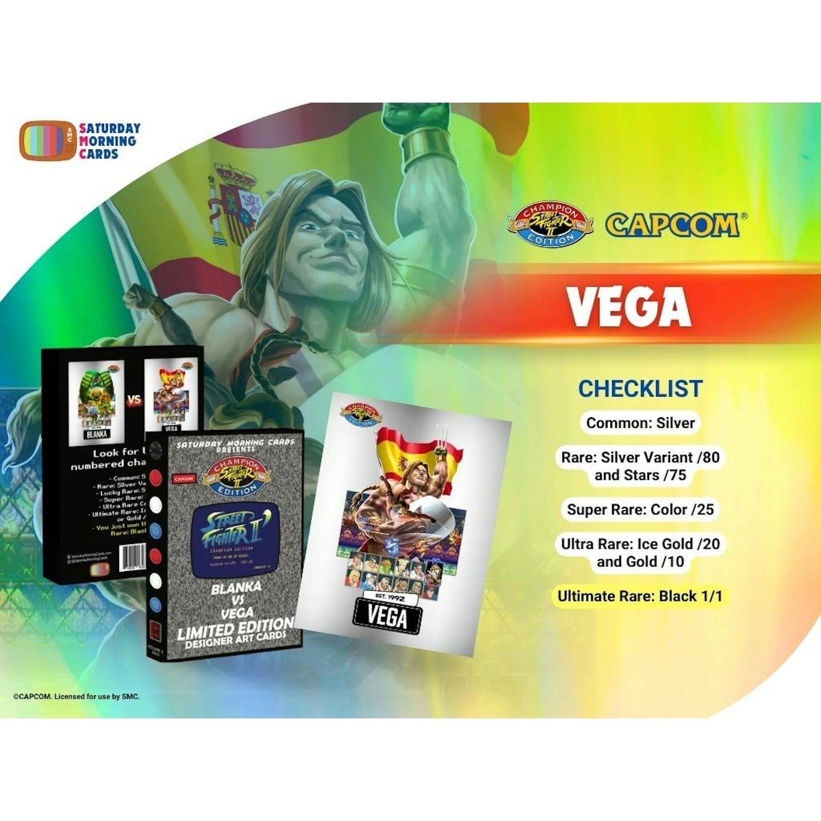 DRAFT - Street Fighter 2 Volume 5 Blanka Vs. Vega Hobby 10-Box Case | 2026 Saturday Morning Cards