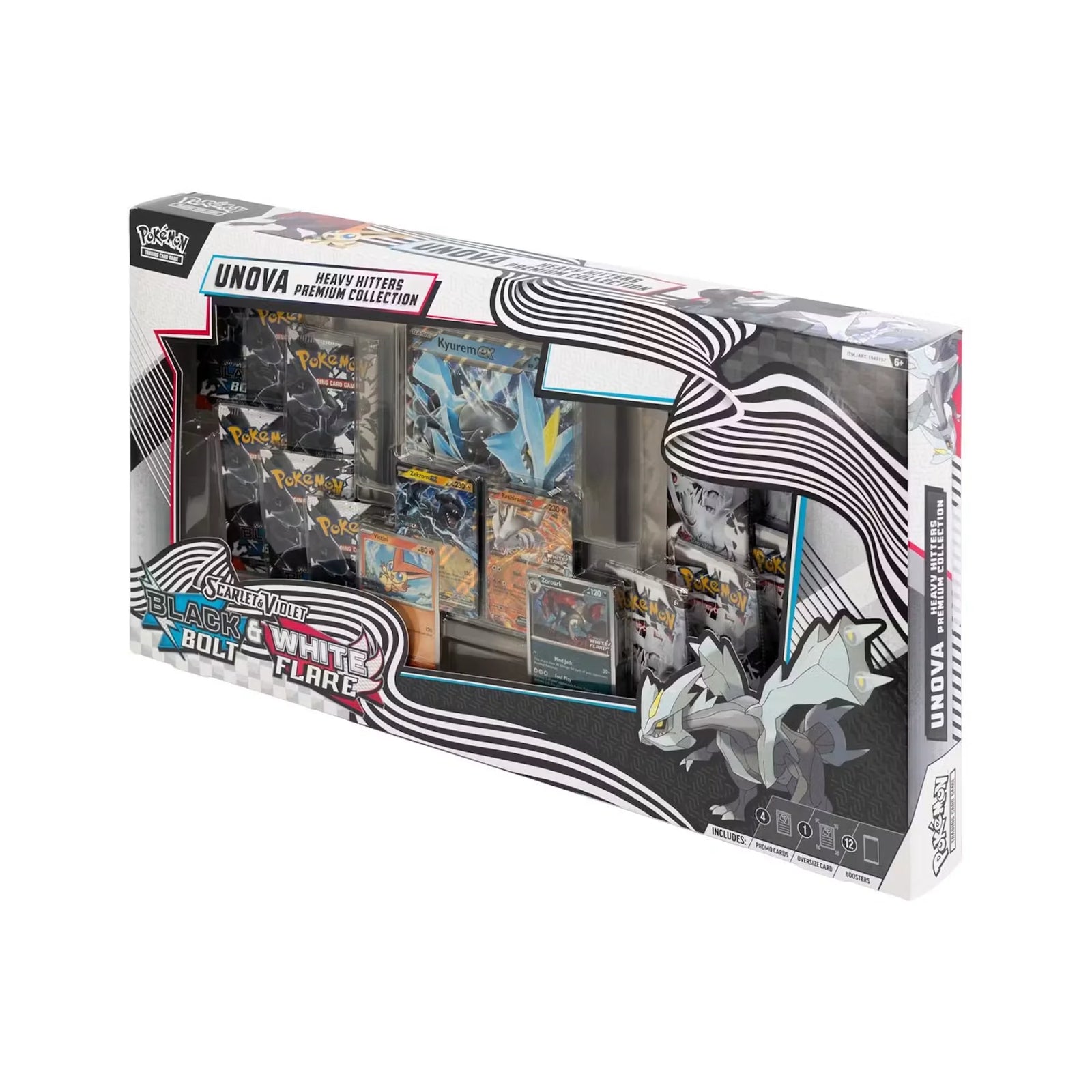 Pokemon TCG Unova Heavy Hitters Premium Collection Box | Black Bolt & White Flare (Ships Sealed Only)