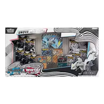 Pokemon TCG Unova Heavy Hitters Premium Collection Box | Black Bolt & White Flare (Ships Sealed Only)