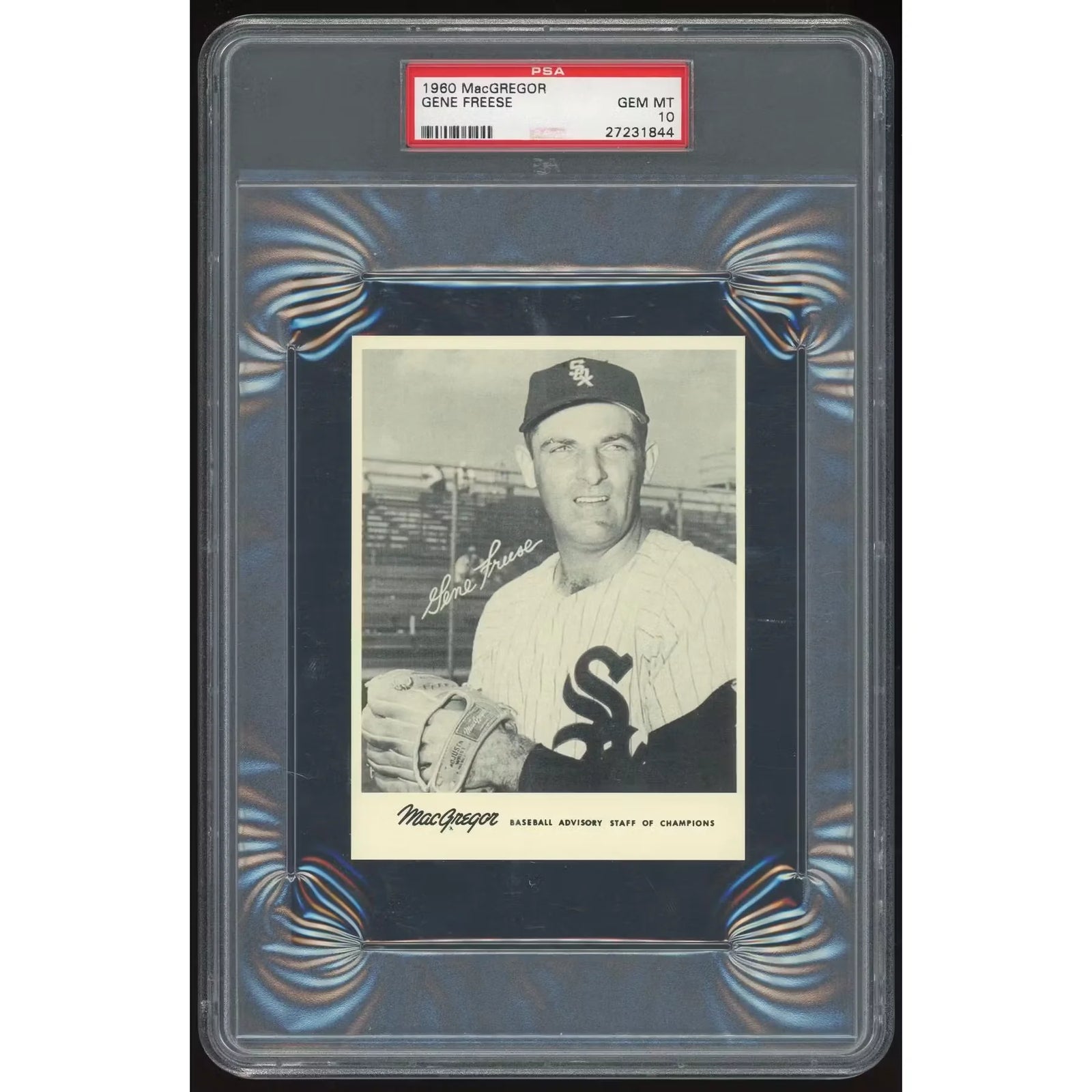 Gene Freese 1960 MacGregor Baseball Card | PSA 10 Graded