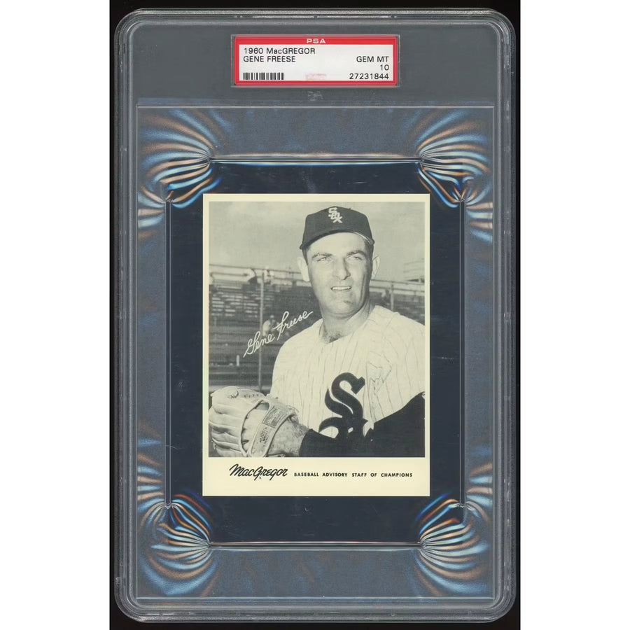 Gene Freese 1960 MacGregor Baseball Card | PSA 10 Graded