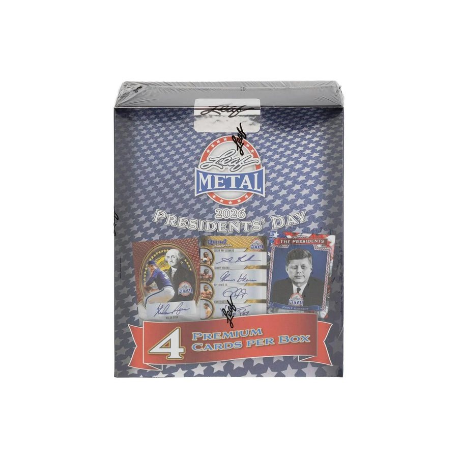 DRAFT - 2026 Leaf Metal Presidents' Day Hobby Box | SKU BVD80XZQVT