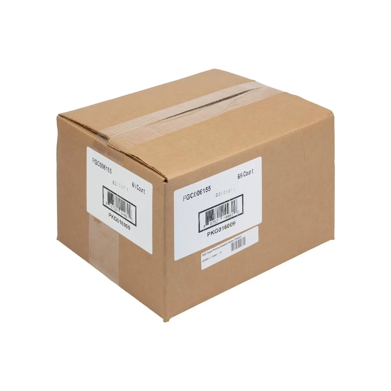 DRAFT - 2025 Topps Pristine Baseball Hobby 6-Box Case