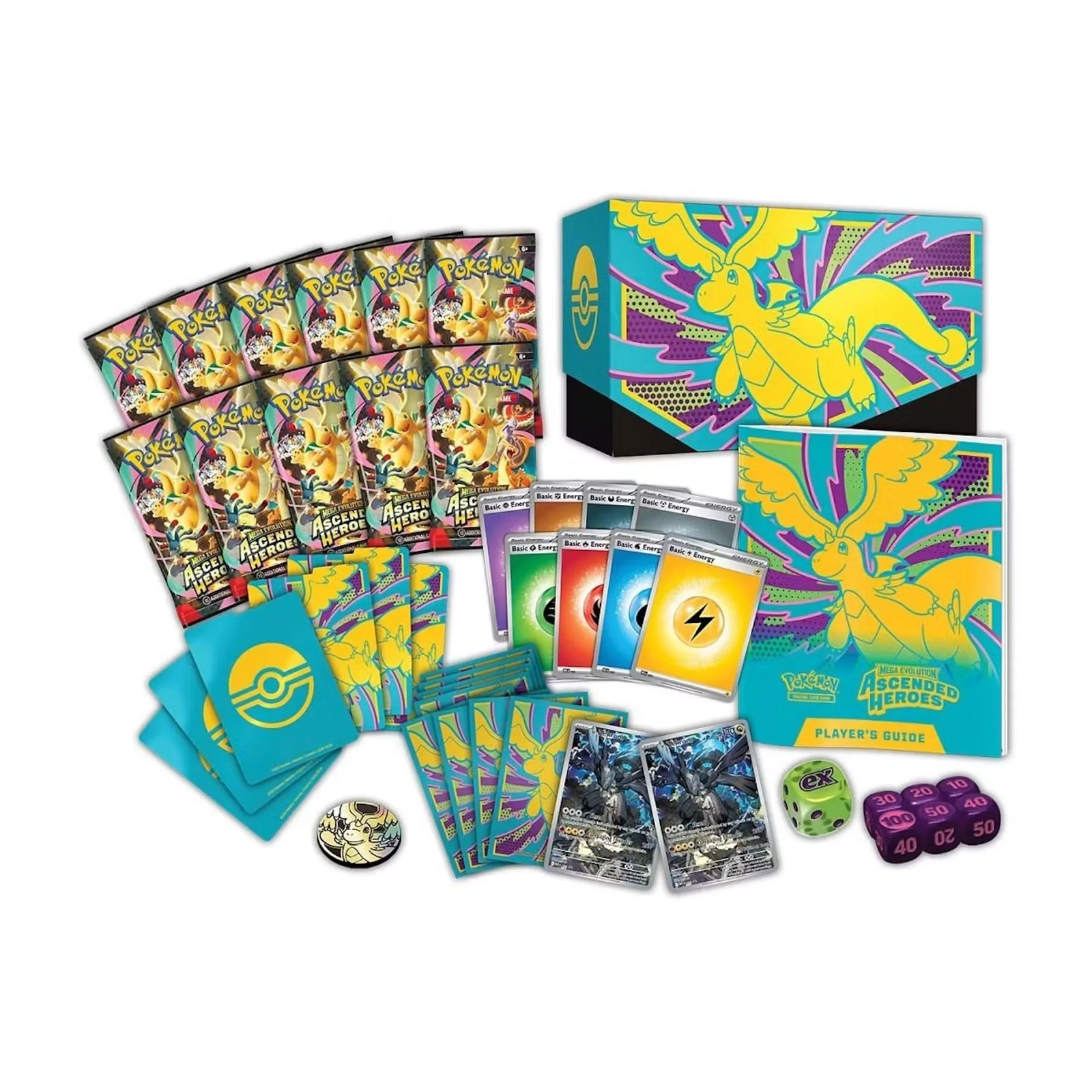 Pokemon Mega Evolution Ascended Heroes Pokemon Center Exclusive Elite Trainer Box