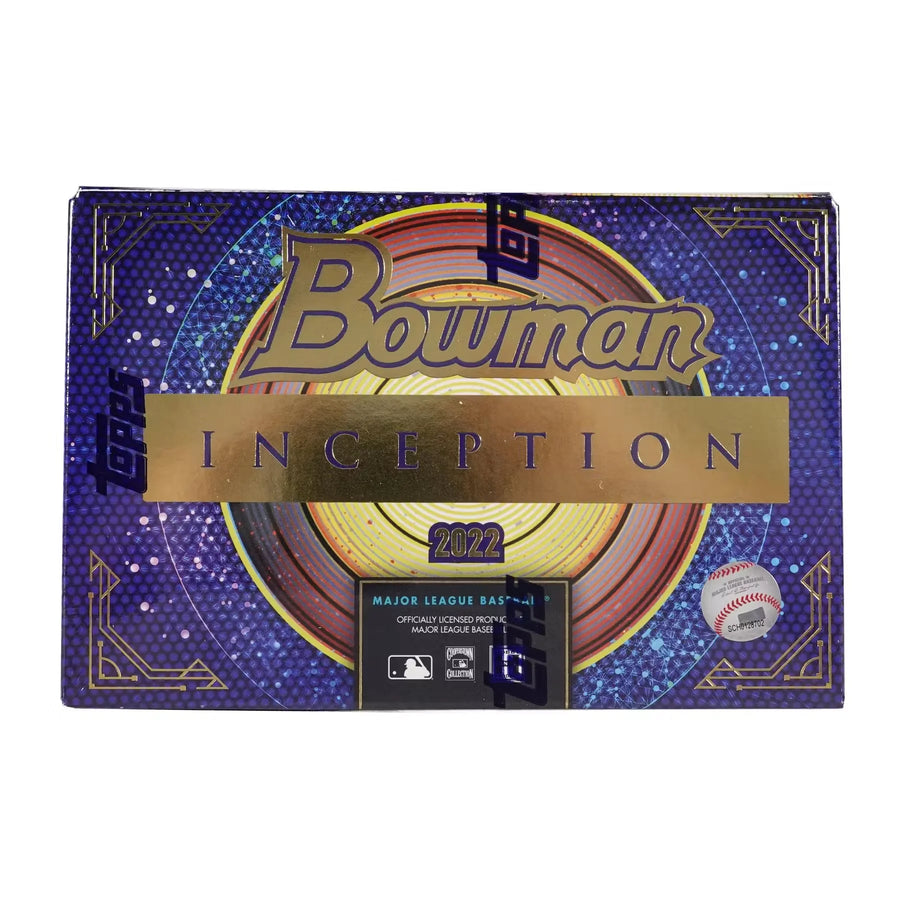 2022 Bowman Inception Baseball Hobby Box (Ships Sealed Only)