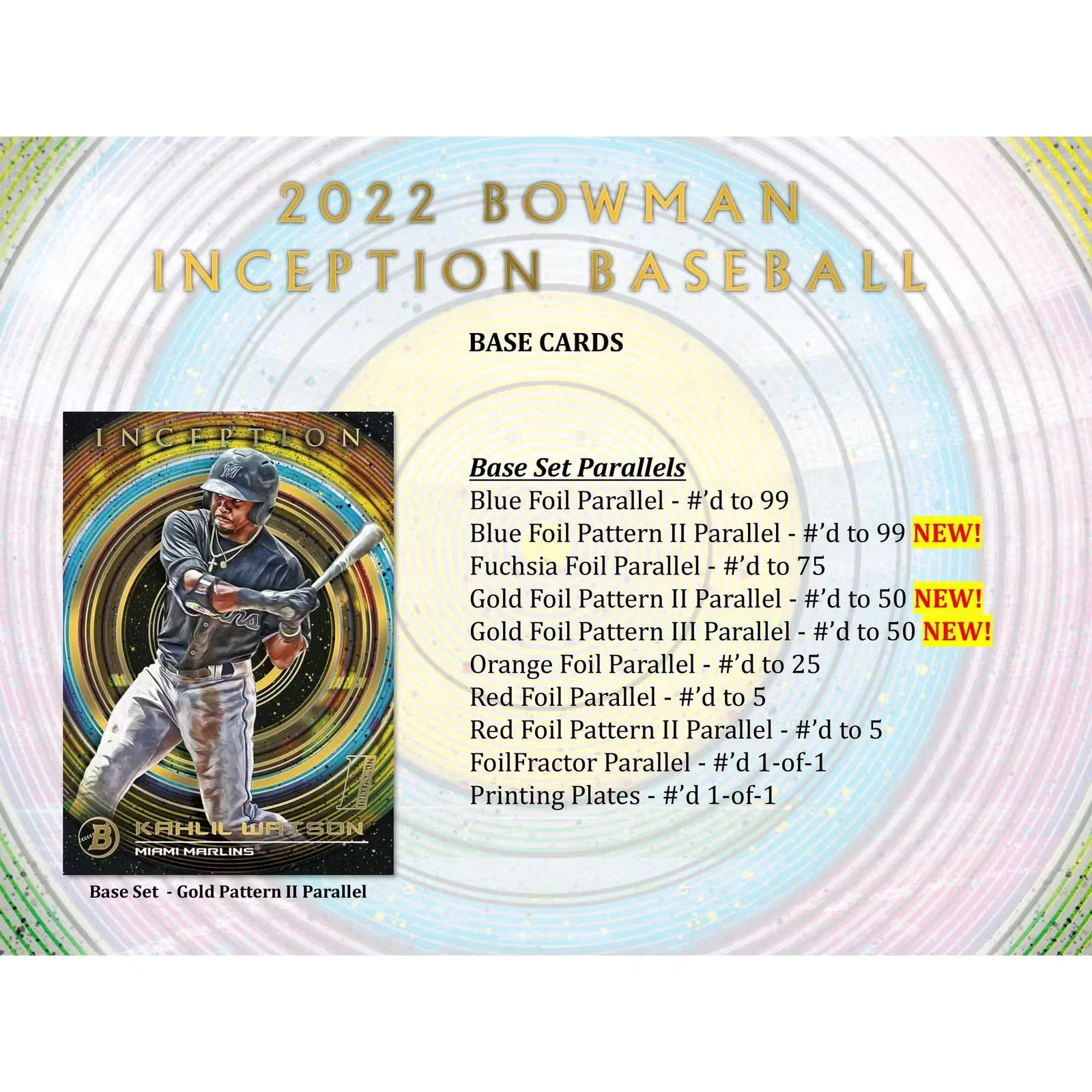 2022 Bowman Inception Baseball Hobby Box (Ships Sealed Only)