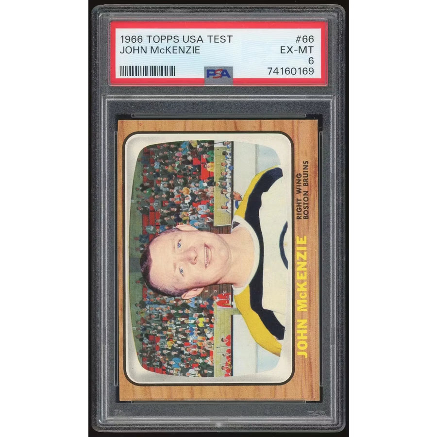 1966-67 Topps USA Test #66 John McKenzie | PSA 6