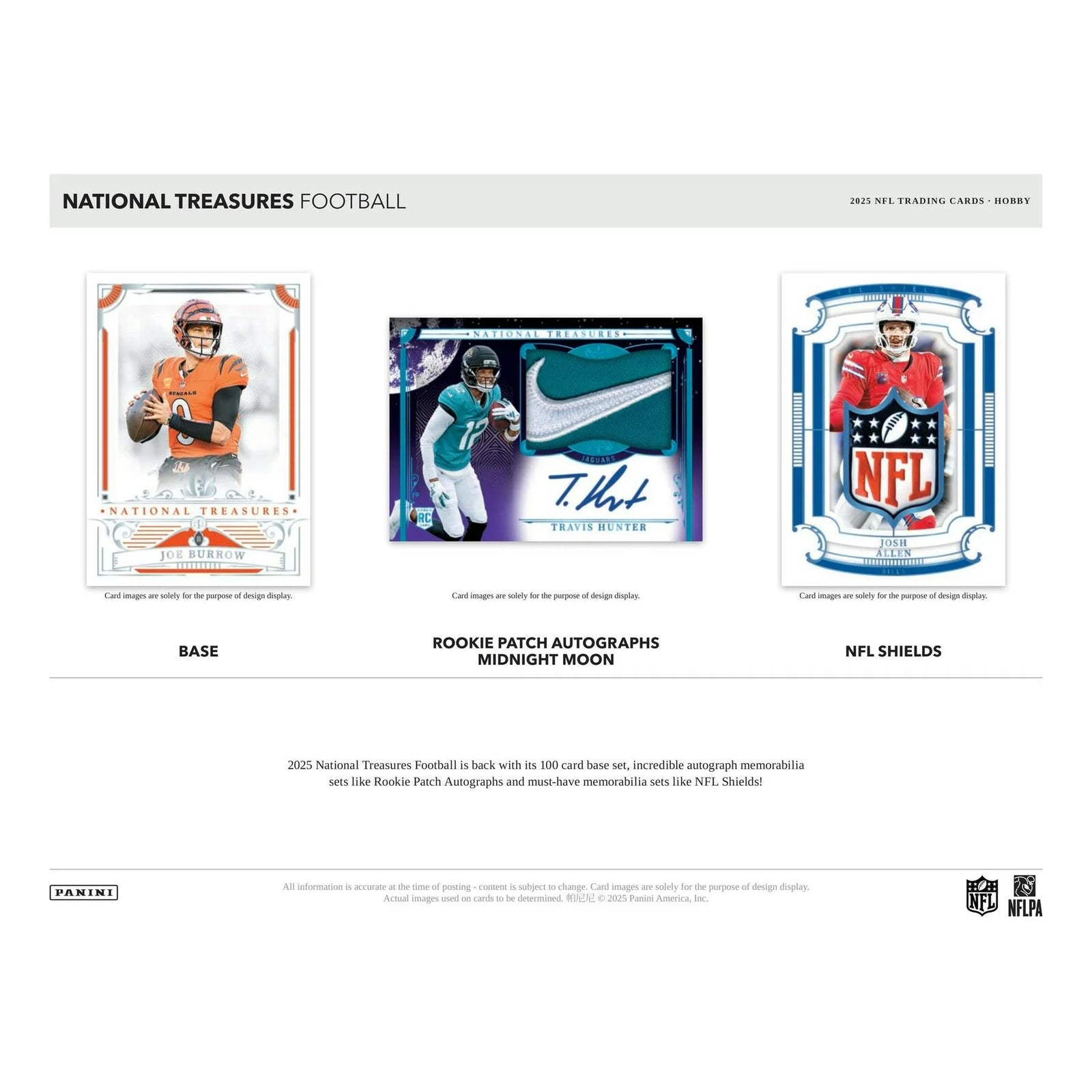 DRAFT - 2025 Panini National Treasures Football Hobby Box | Sealed