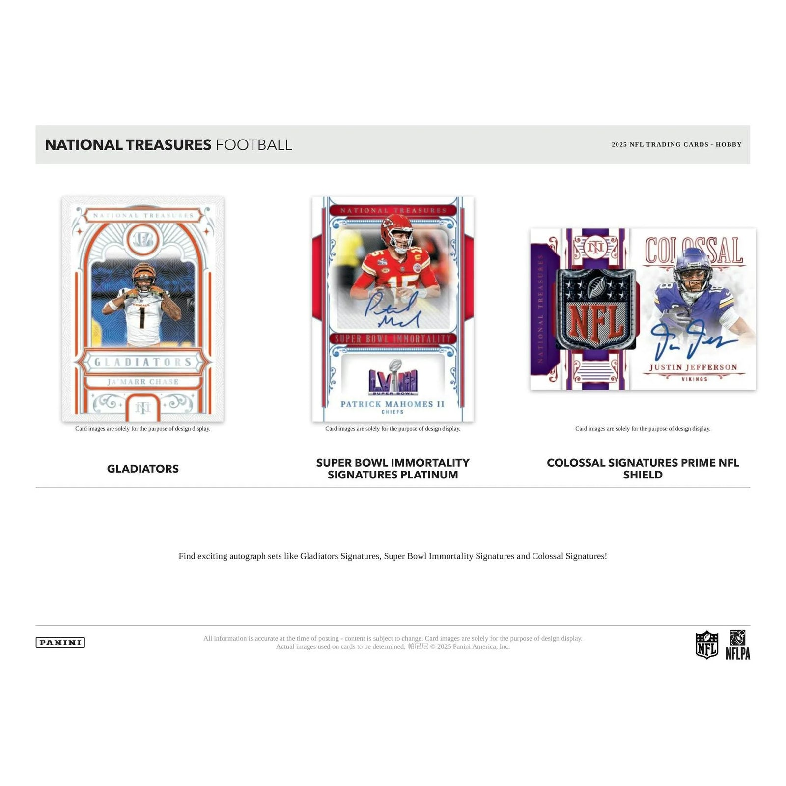 DRAFT - 2025 Panini National Treasures Football Hobby 4-Box Case | SKU BVDA0L566Q