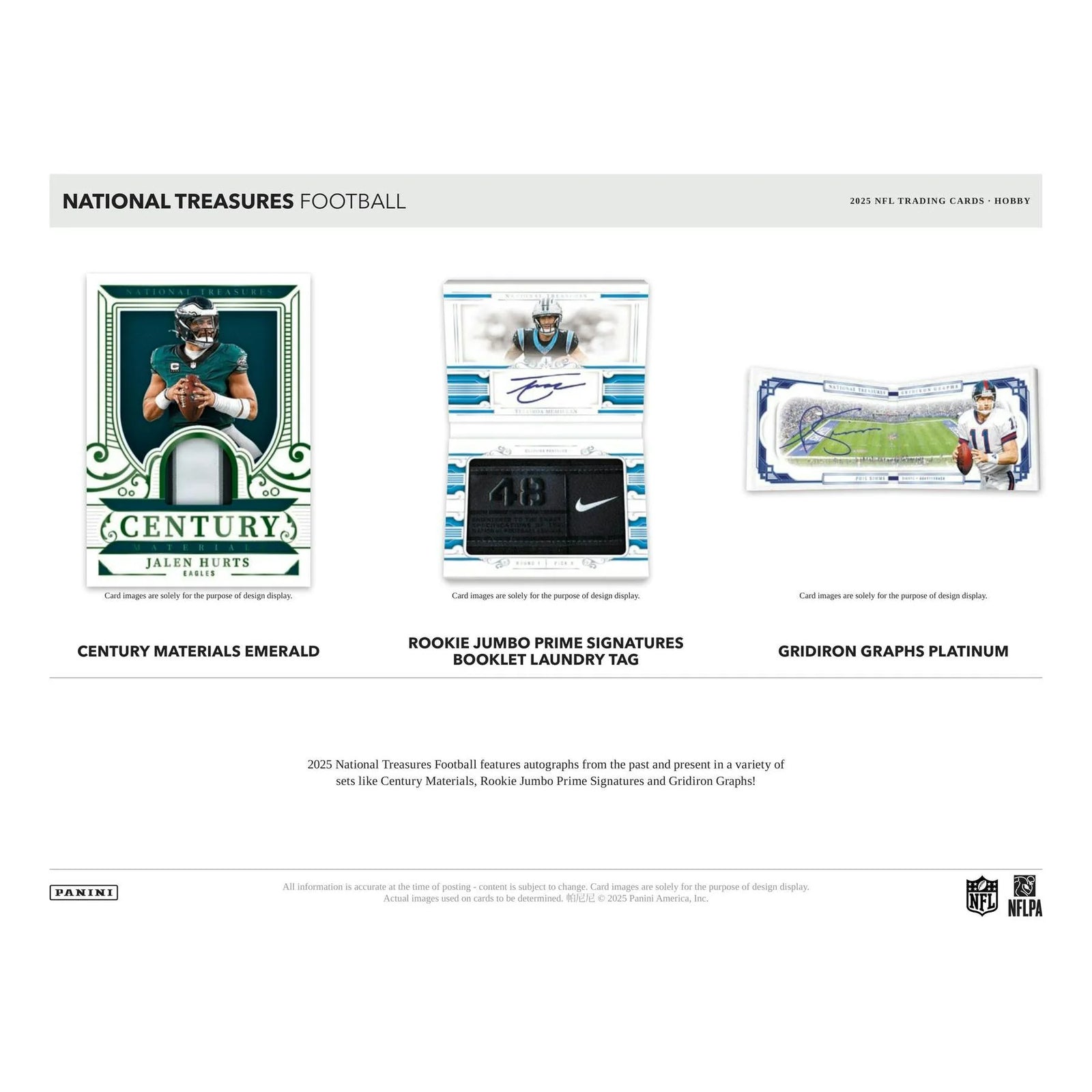 DRAFT - 2025 Panini National Treasures Football Hobby 4-Box Case | SKU BVDA0L566Q