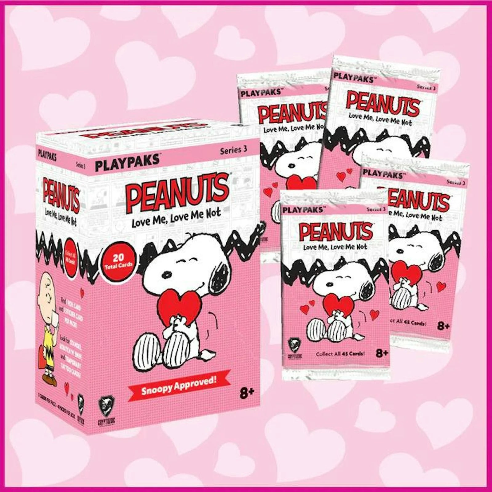 DRAFT - 2026 Cryptozoic Peanuts Playpaks Love Me Love Me Not 24-Box Case