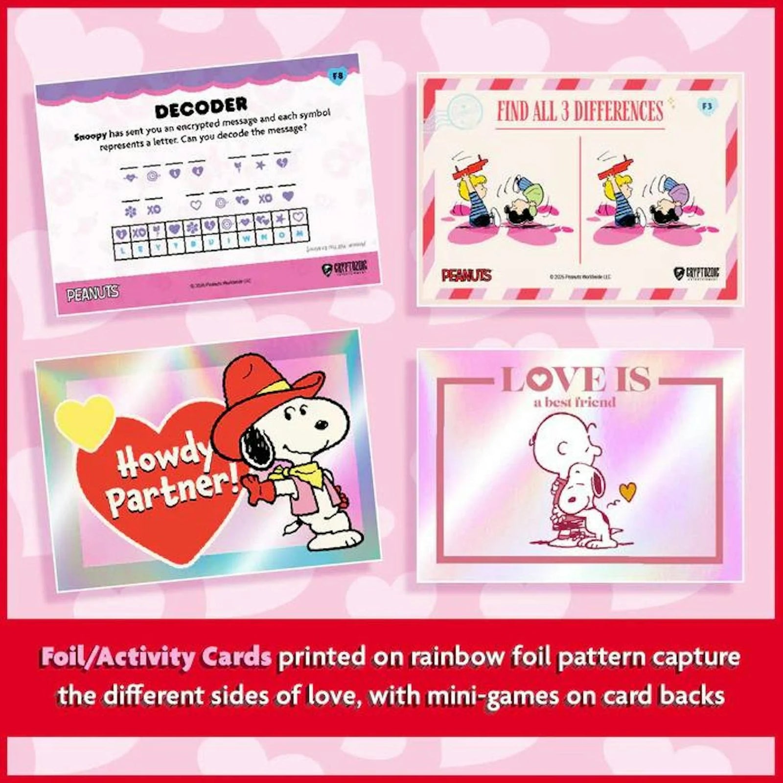 DRAFT - 2026 Cryptozoic Peanuts Playpaks Love Me Love Me Not | Gravity Fe | dacardworld:BVDA0PKRUI