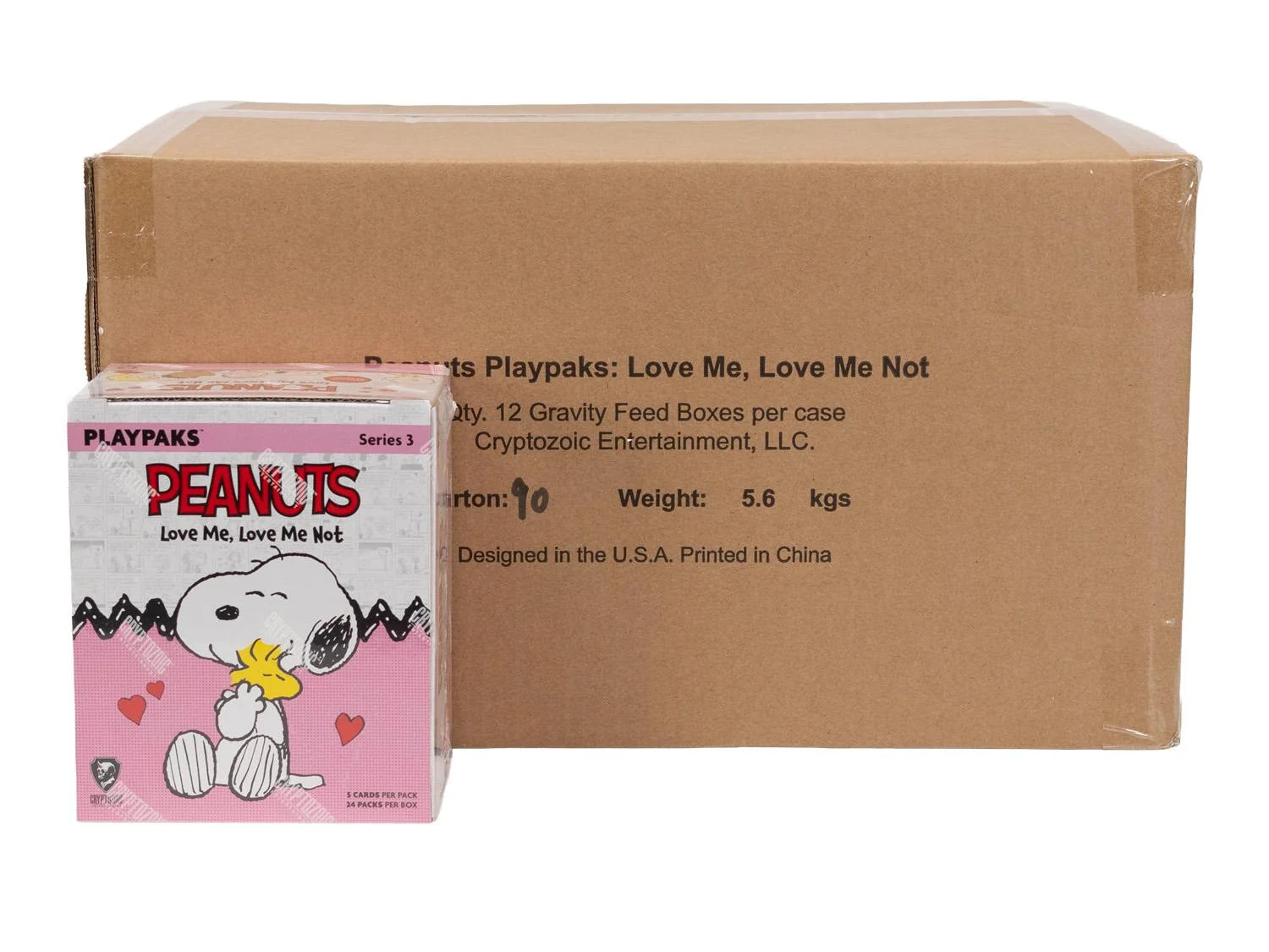 DRAFT - 2026 Cryptozoic Peanuts Playpaks Love Me, Love Me Not | 12-Box Case