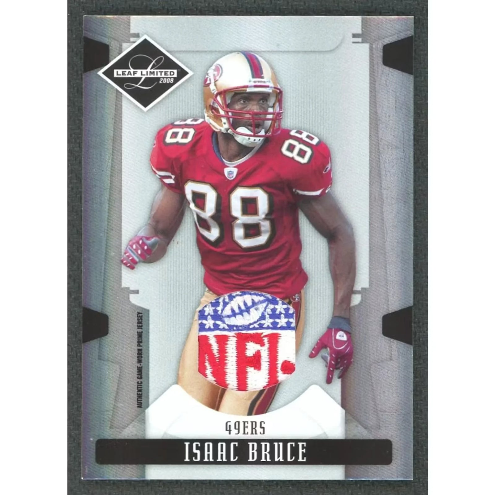 Isaac Bruce Signed 2008 Donruss Playoff Card | NFL Shield 1/1