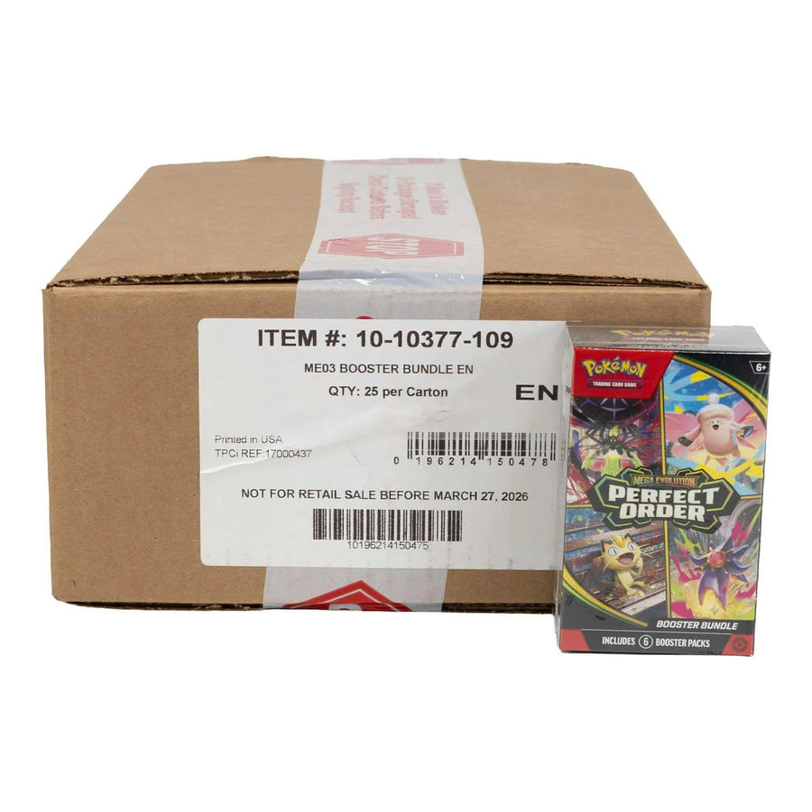DRAFT - Pokemon Mega Evolution Perfect Order 6-Pack Booster 25-Bundle Case