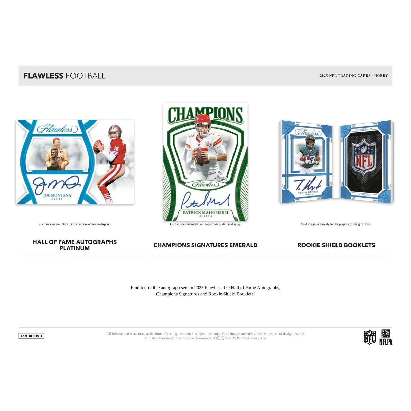 DRAFT - 2025 Panini Flawless Football Hobby Box | Premium Sealed