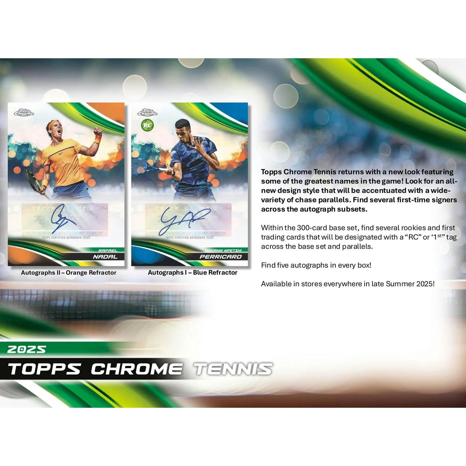 DRAFT - 2025 Topps Chrome Tennis Delight Box | Breaker Edition