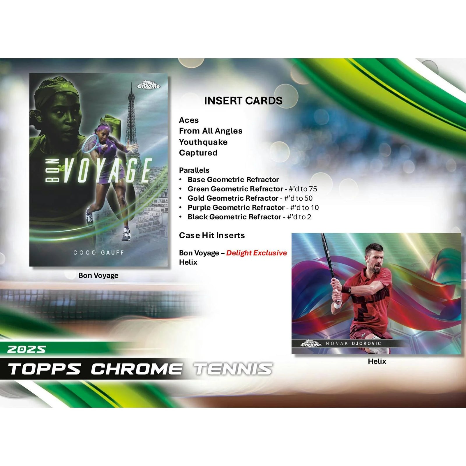 DRAFT - 2025 Topps Chrome Tennis Delight Box | Breaker Edition