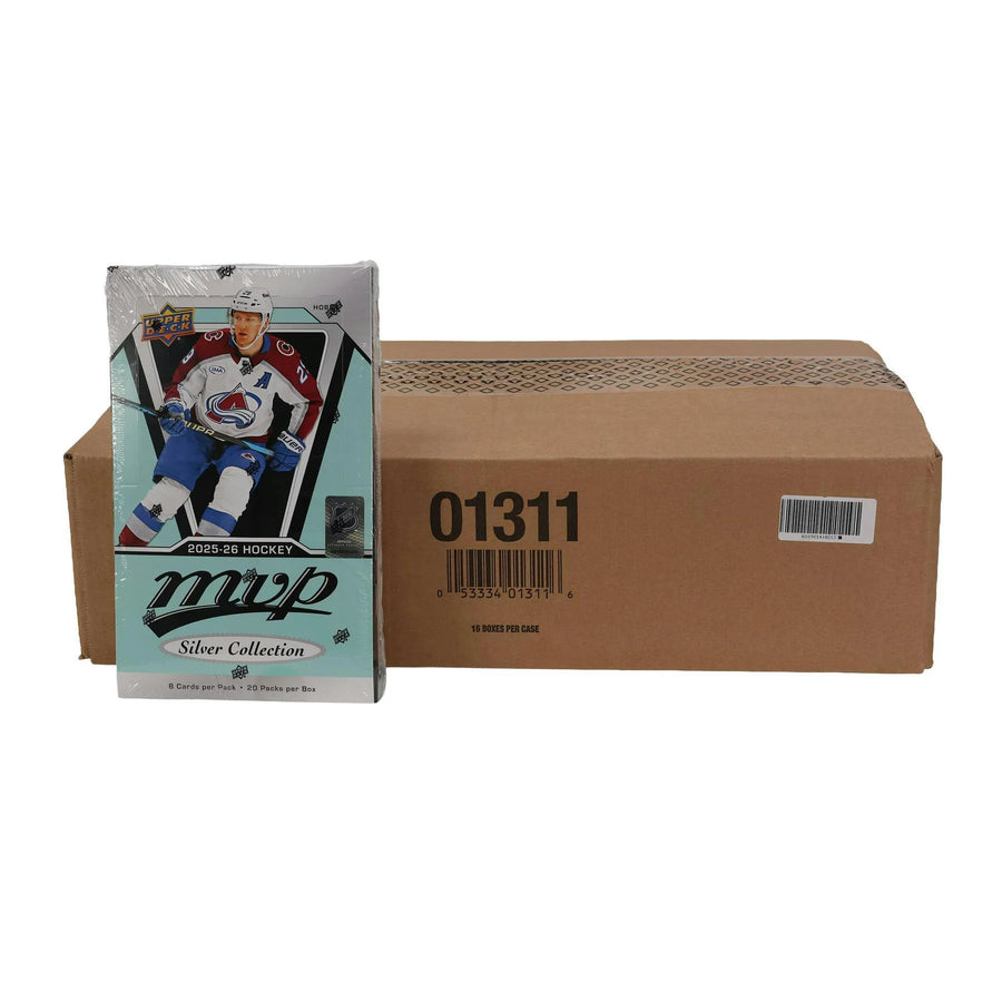DRAFT - Just In 2025/26 Upper Deck MVP Silver Collection CDD Hockey Hobby 16-Box Case