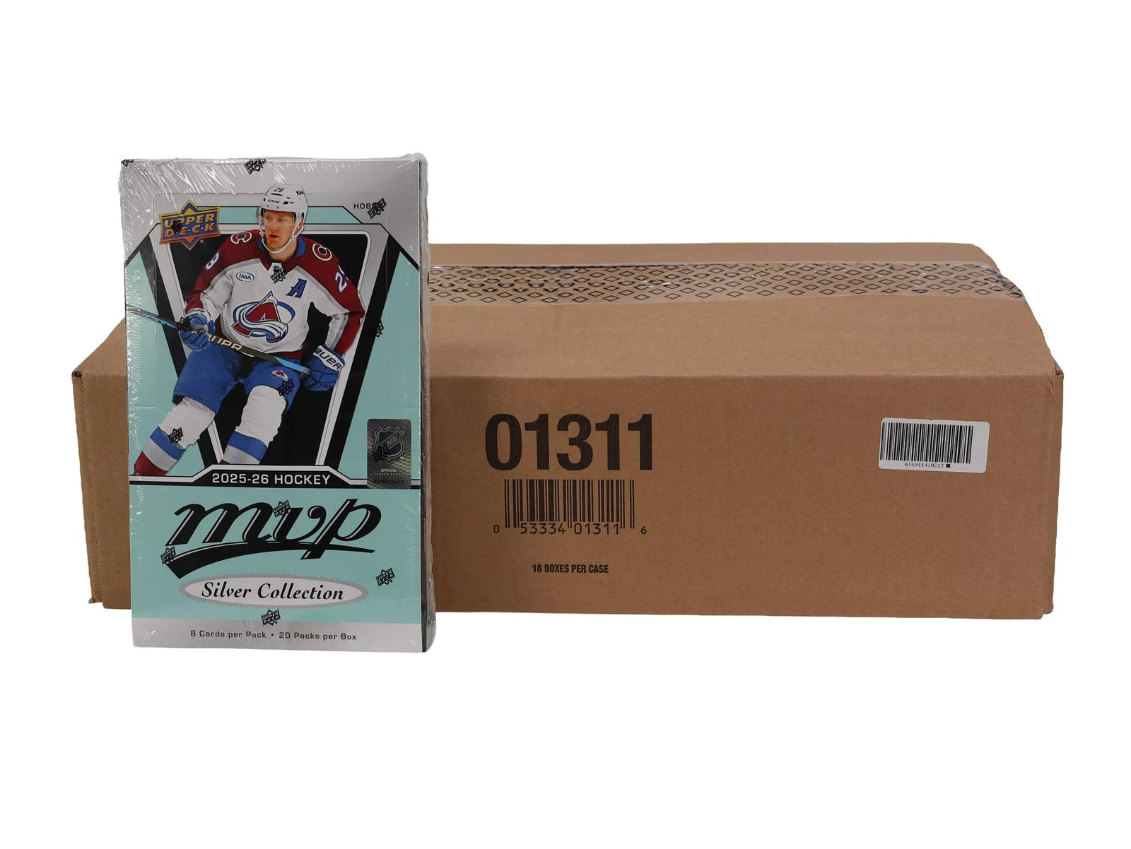 DRAFT - Just In 2025/26 Upper Deck MVP Silver Collection CDD Hockey Hobby 16-Box Case