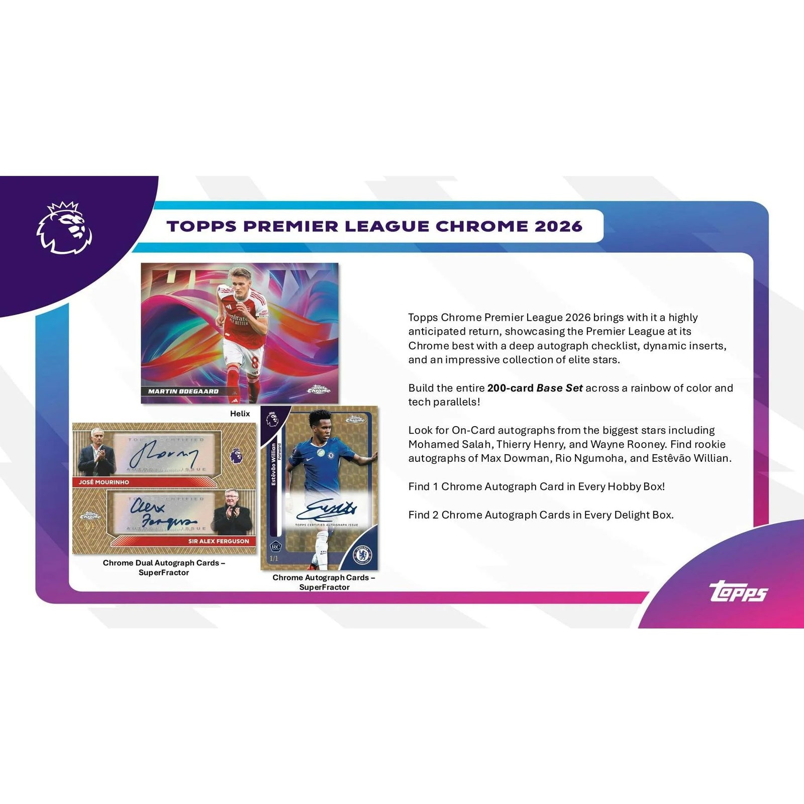 DRAFT - 2026 Topps Chrome Premier League Hobby Box