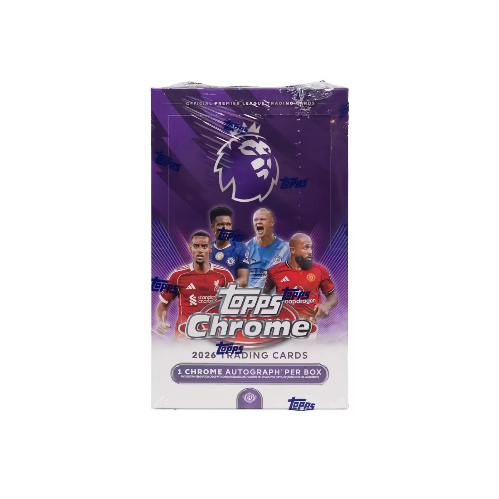 DRAFT - 2026 Topps Chrome Premier League EPL Soccer Hobby 12-Box Case