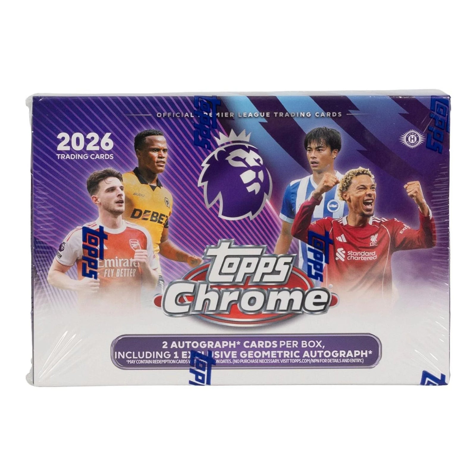 DRAFT - Just In 2026 Topps Chrome Premier League EPL Soccer Delight Box