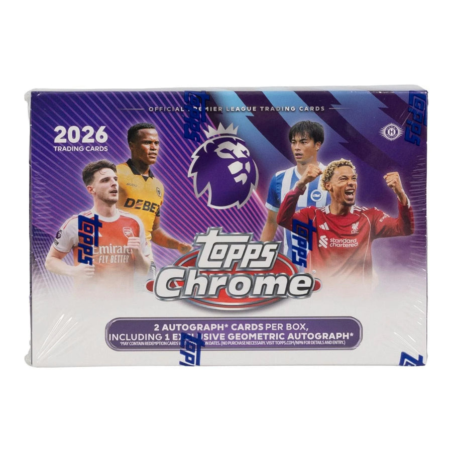 DRAFT - Just In 2026 Topps Chrome Premier League EPL Soccer Delight Box