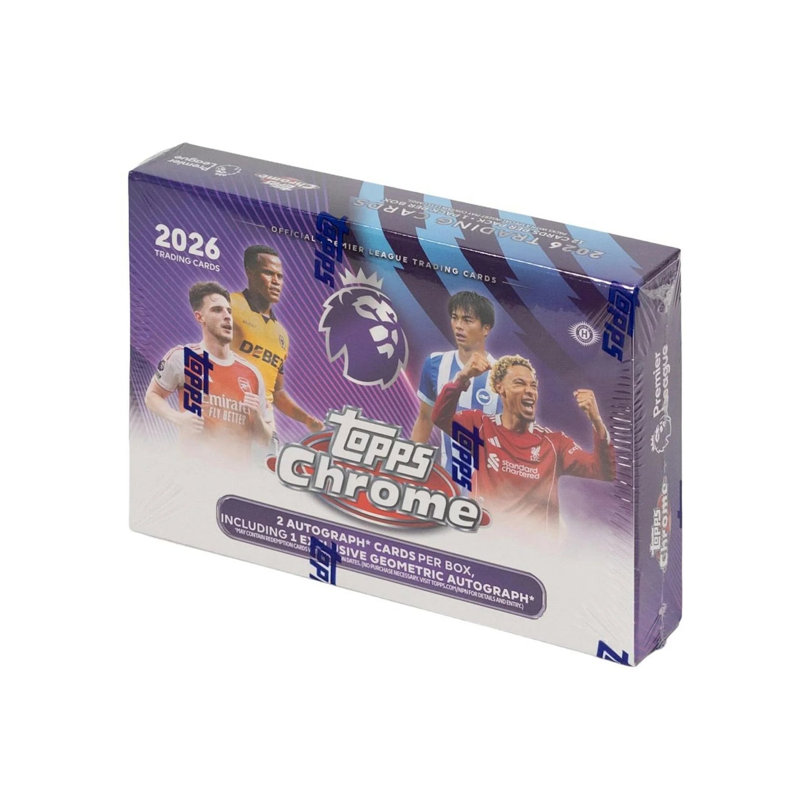DRAFT - 2026 Topps Chrome Premier League EPL Soccer 6-Box Case | Hobby