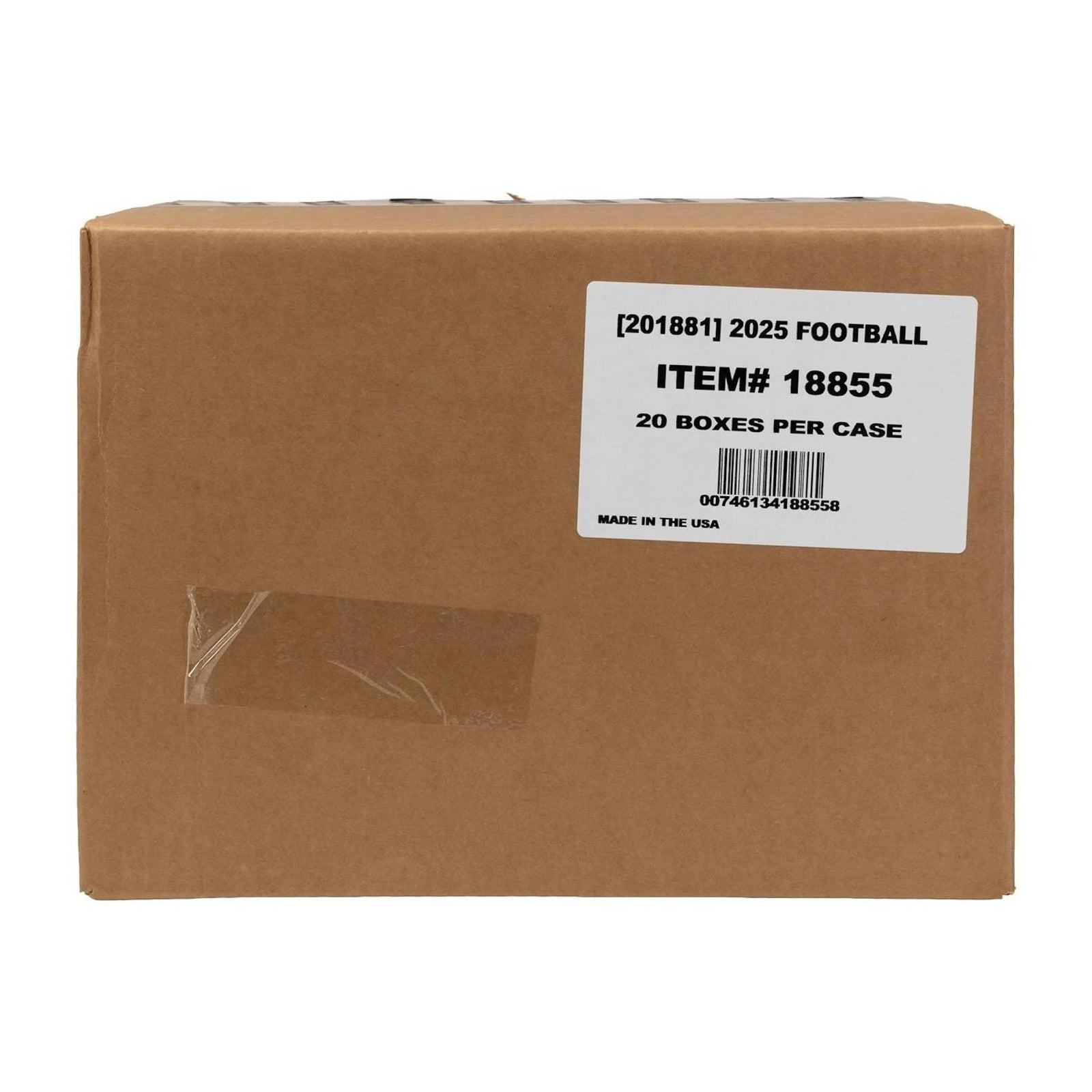 DRAFT - New 2025 Panini Donruss Optic Football Mega Hobby 20-Box Case
