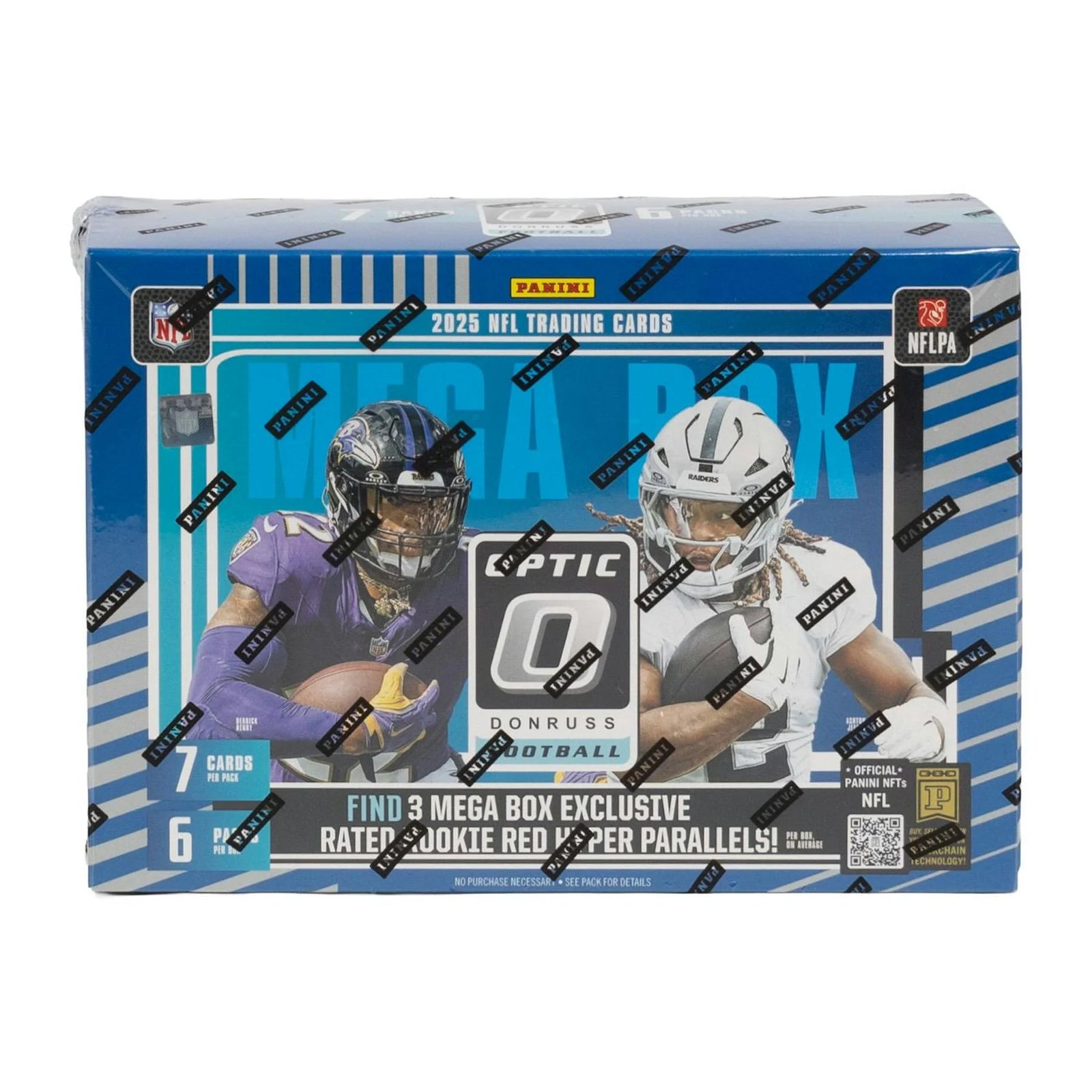 DRAFT - New 2025 Panini Donruss Optic Football Mega Hobby 20-Box Case