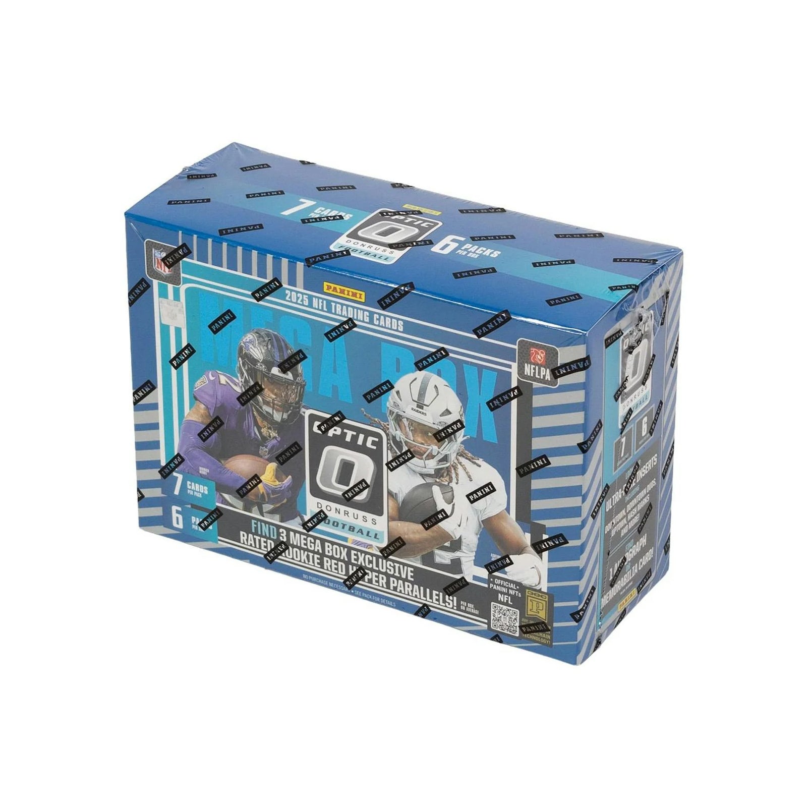 DRAFT - New 2025 Panini Donruss Optic Football Mega Hobby 20-Box Case