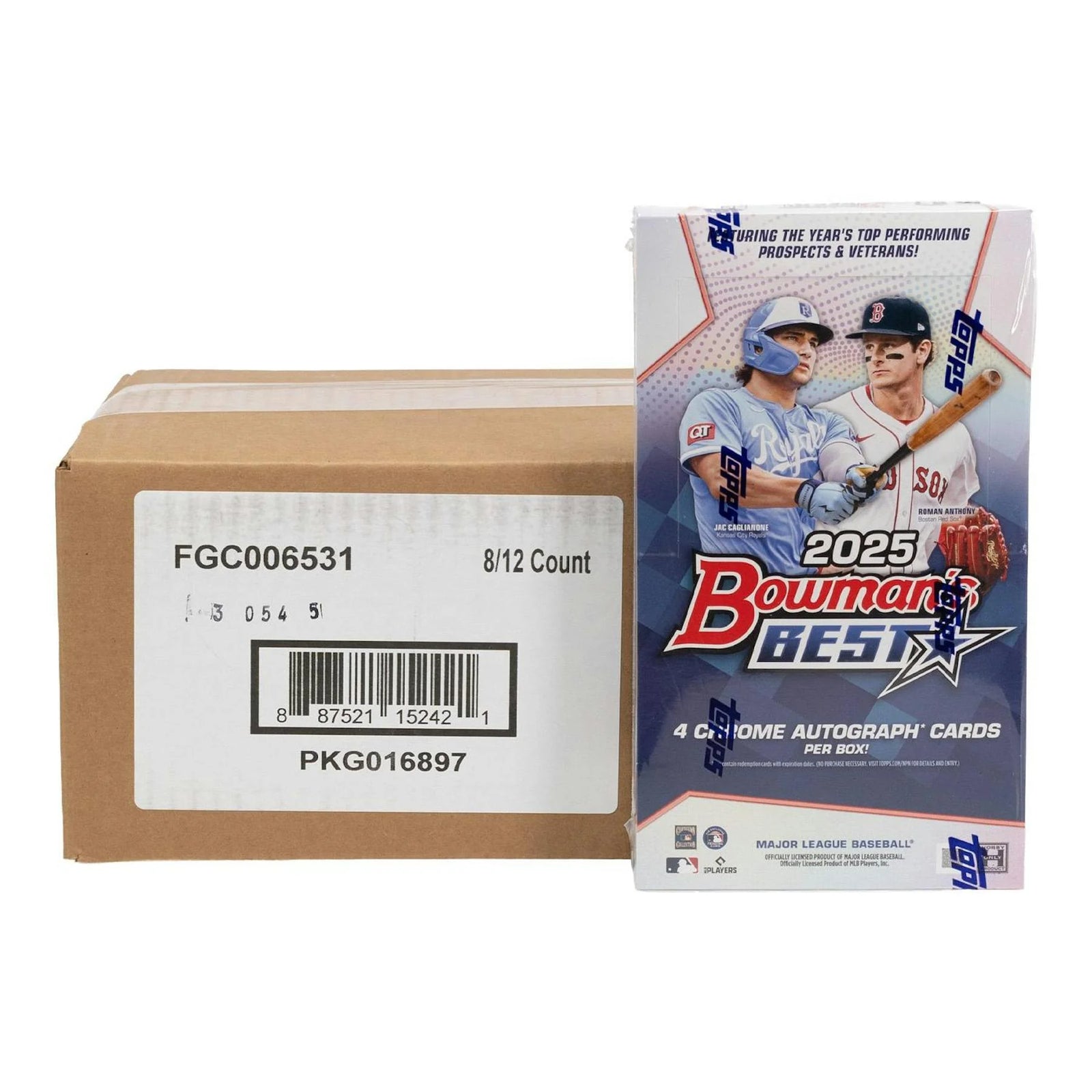 DRAFT - New 2025 Bowman's Best Baseball Hobby 8-Box Case