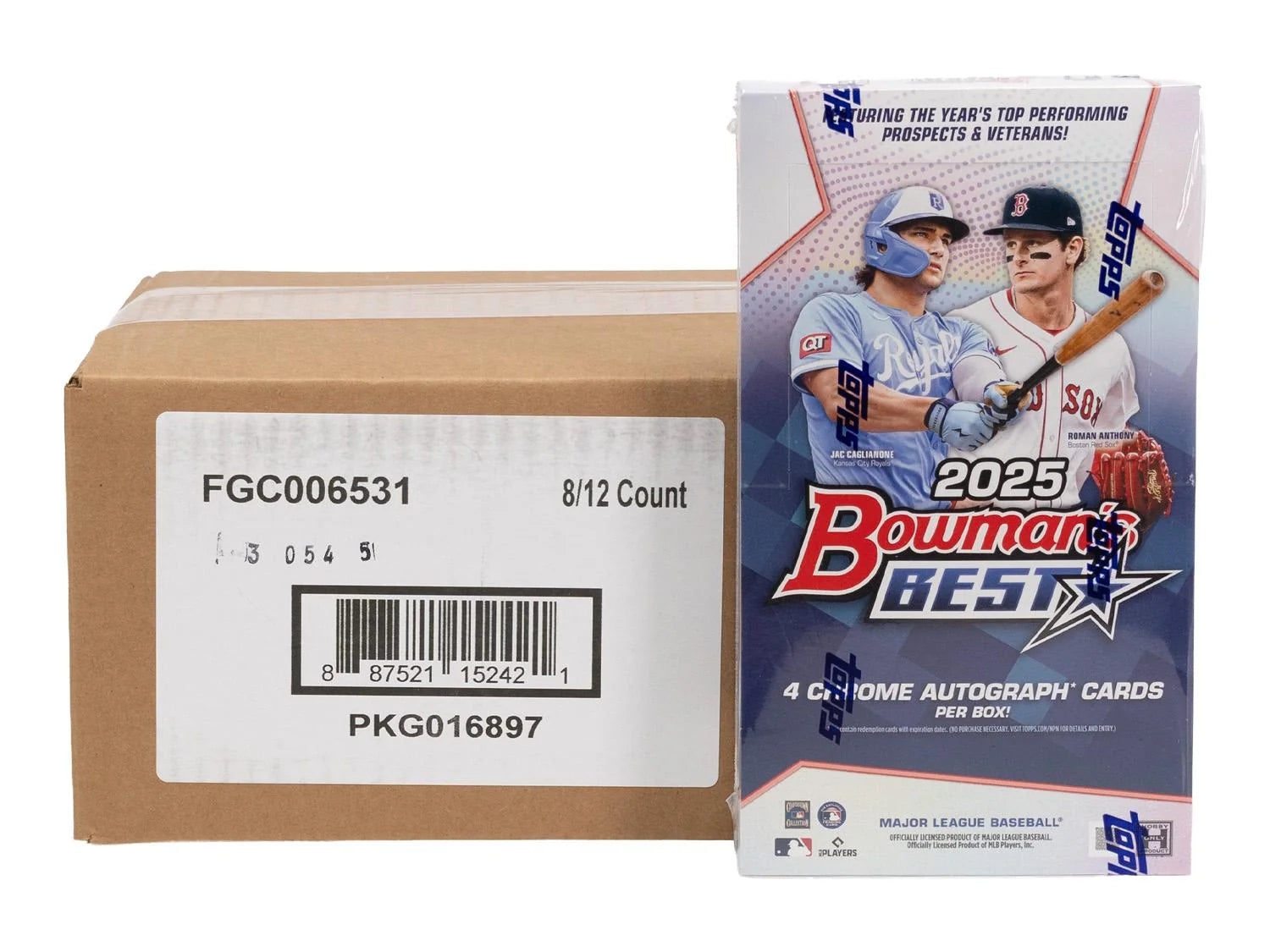 DRAFT - New 2025 Bowman's Best Baseball Hobby 8-Box Case